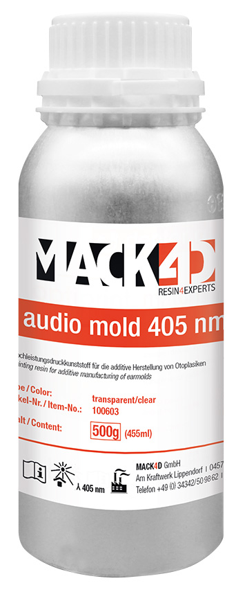 MACK4D - audio mold 405 nm